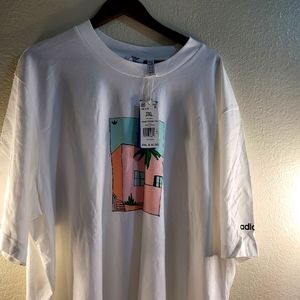 New Adidas 2xl short sleeve shirt